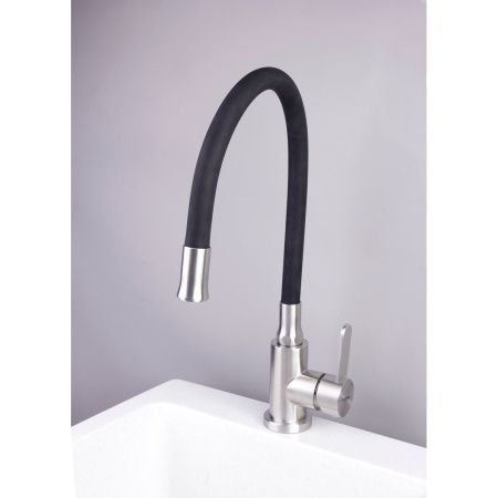 Смеситель для кухни Ledeme L74004-2 с гибким изливом