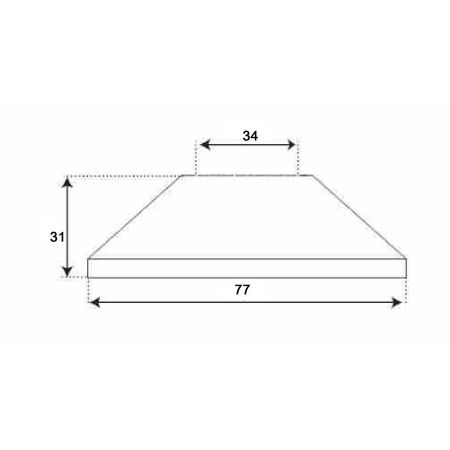 Отражатель глубокий TIM K03-3204S 1