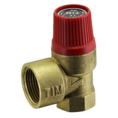 Клапан предохранительный 1/2"х1/2" Вн/Вн Tim BL22FF-K-3bar