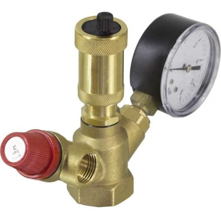 Группа безопасности для котла 1" Вн Tim JH-1024-3bar Мини