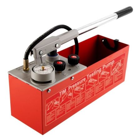Насос TIM для опрессовки систем отопления,ёмкость: 13л. WM-50