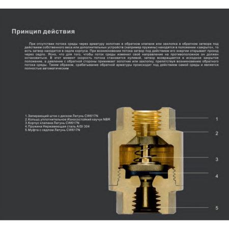 Обратный клапан 1