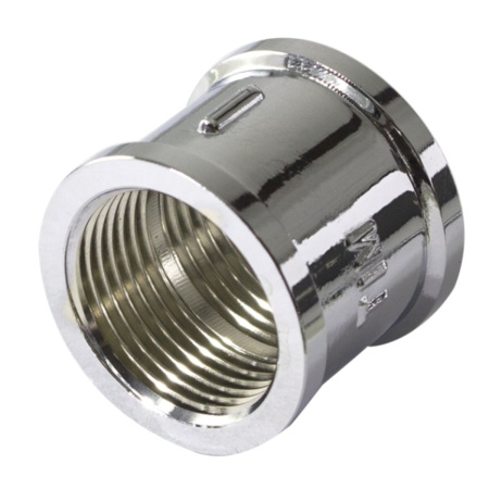 Муфта соединительная ф3/4"х3/4" ВР/ВР TIM K-SF033 хром