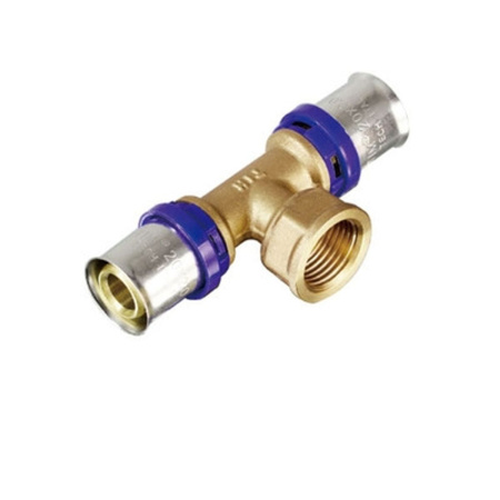Тройник переходной ф16х1/2"х16 пресс/ВР/пресс TIM F-T1602F
