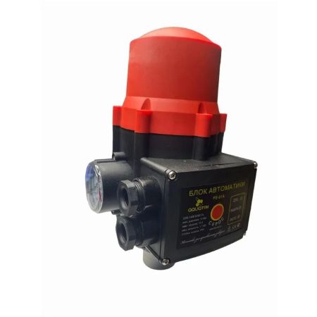 Блок автоматики с манометром для насоса TIM PS-01A
