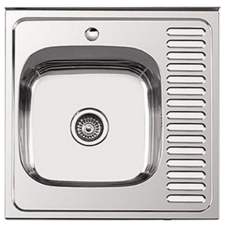 Мойка для кухни накладная LEDEME L96060-6L из нержавеющей стали, 60*60 см без сифона