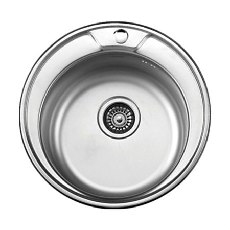 Мойка для кухни врезная LEDEME L84949 из нержавеющей стали, 49*49 см с сифоном