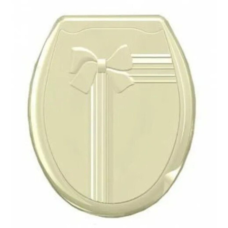 Сиденье для унитаза Океан Бантик 104-404-00-06 Кремовое