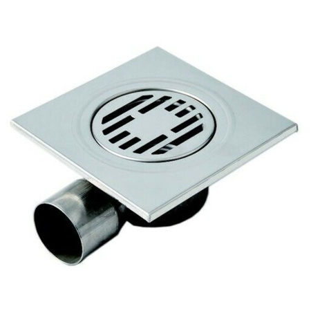 Трап Санакс из нержавеющей стали 150х150   горизонтальный 00023