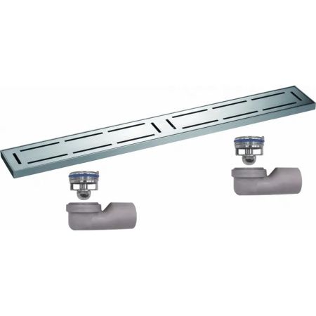 Нижняя часть трапа MAGdrain пластиковая для бокового подключения к канализации  015