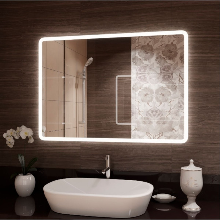 Зеркало для ванной Demure ЗЛП244 1000x700 LED подсветка сенсорный выключатель