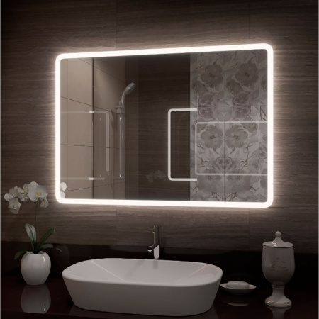 Зеркало для ванной Demure ЗЛП244 1000x700 LED подсветка сенсорный выключатель