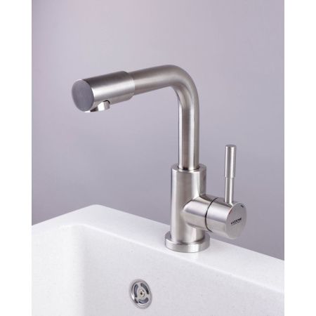 Смеситель для кухни Ledeme L1098-4 с поворотным изливом