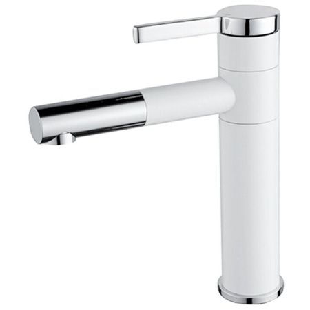 Смеситель для умывальника Ledeme L1152 белый