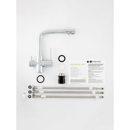Смеситель для кухни Gross Aqua Ecolife 3120609C с подключением к фильтру воды