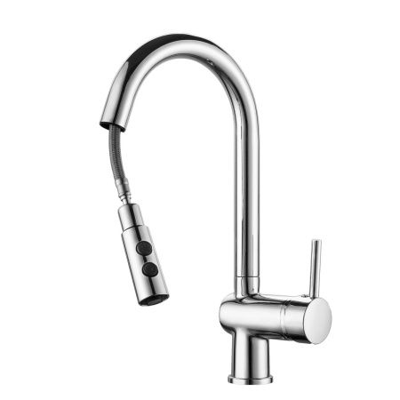 Смеситель для кухни Gross Aqua Extra 3140609С с вытяжным изливом