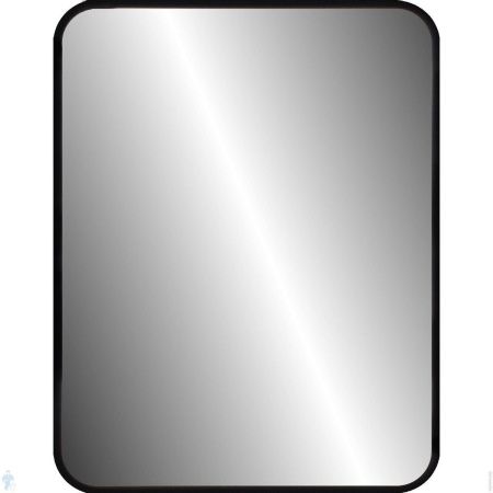 Зеркало для ванной Сидней 600х800 Черный в багете из МДФ