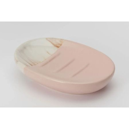 Мыльница для ванной FORA TRENDY FOR-TR036 Розовая настольная