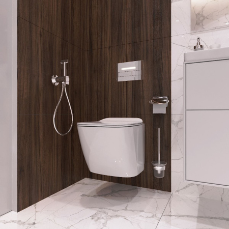 Держатель туалетной бумаги GROSS AQUA Space GA18233    с крышкой