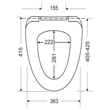 Сиденье для унитаза HARO Арктик 512086 Белое