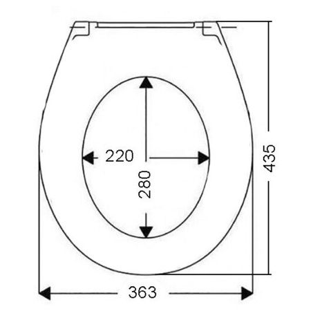Сиденье для унитаза HARO Перка 534043 Белое с микролифтом