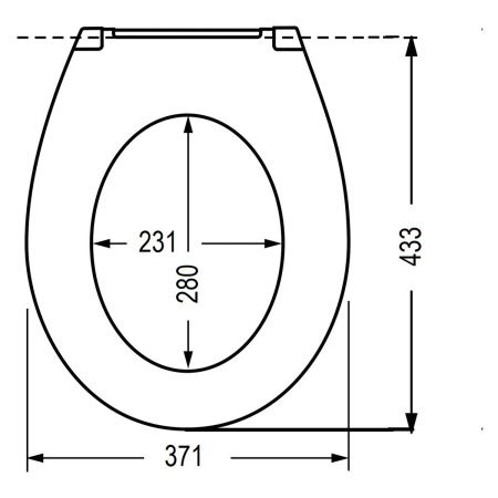 Сиденье для унитаза HARO Селект 516203 Белое
