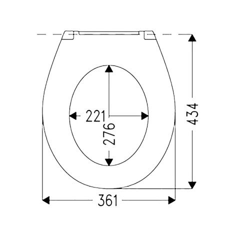 Сиденье для унитаза HARO Малибу 530750 Белое