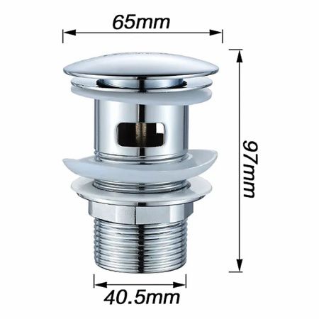 Донный клапан LEDEME с переливом L65-2
