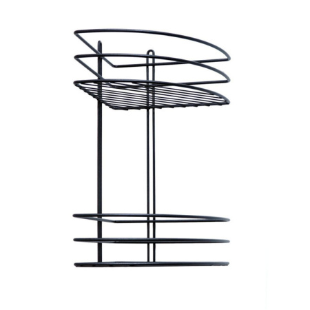 Полка для ванной ProfFero П0001572 Хром угловая настенная 2 яруса