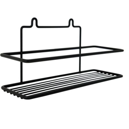 Полка для ванной ProfFero П0001289 Черная настенная 1 ярус