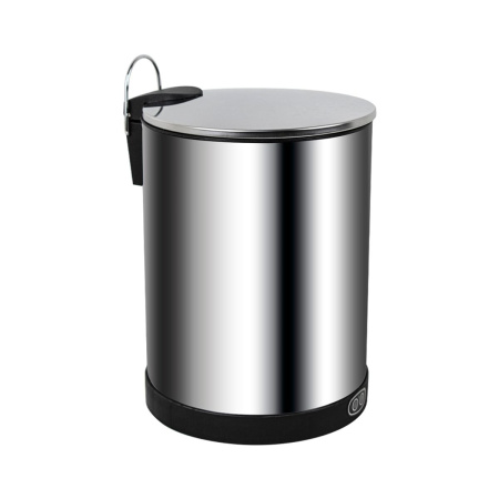 Ведро для мусора Санакс 1005 из нержавеющей стали с педалью 5л