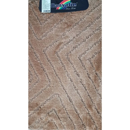 Коврик для ванной Санакс 00296 CLASSIC UNI одинарный  Коричневый 55х90 см