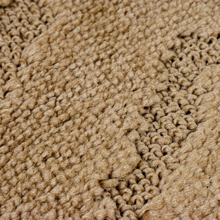 Коврик для ванной Санакс 00287 CLASSIC UNI двойной  Коричневый 55х90 + 45х55 см