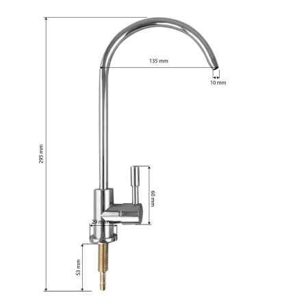Кран для фильтра питьевой воды Санакс F014