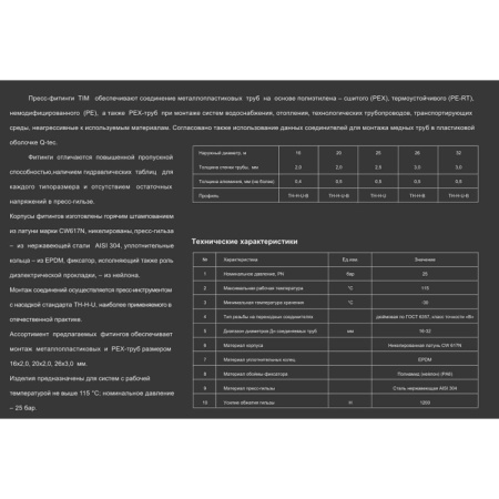 Фитинг Multi-Fit с накидной гайкой 1/2*16(2.0) MF01-1602 (шк)