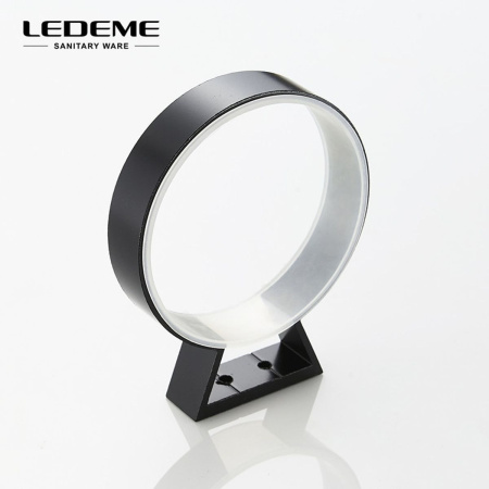 Ёрш для унитаза LEDEME L5510 Черный настенный
