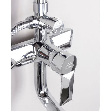 Душевая система FASHUN A2418 со смесителем с тропическим душем