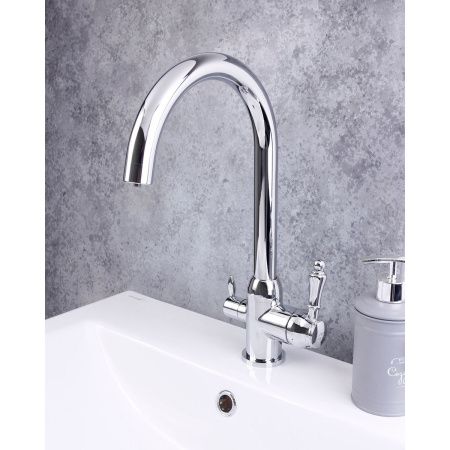 Смеситель для кухни Fashun A4396 с подключением к фильтру воды