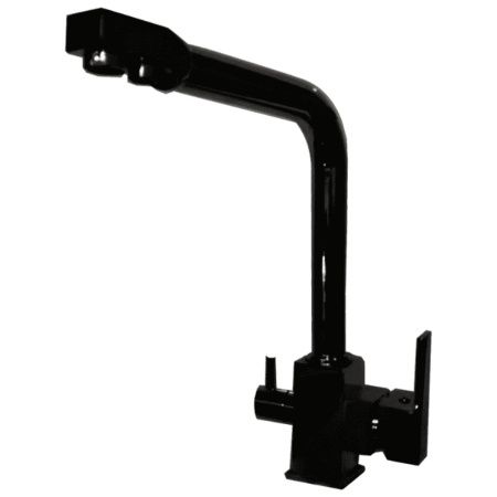 Смеситель для кухни Fashun A4355-7 с подключением к фильтру воды черный