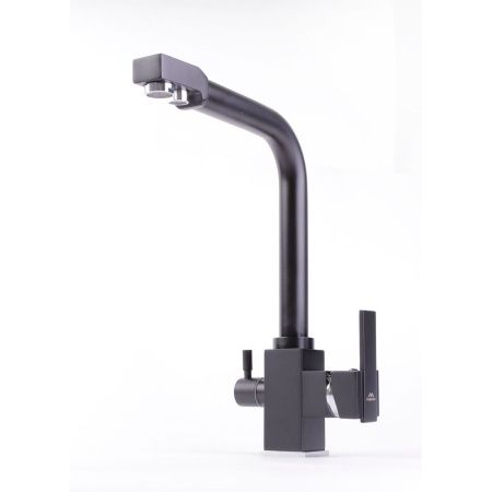 Смеситель для кухни Fashun A4355-7 с подключением к фильтру воды черный