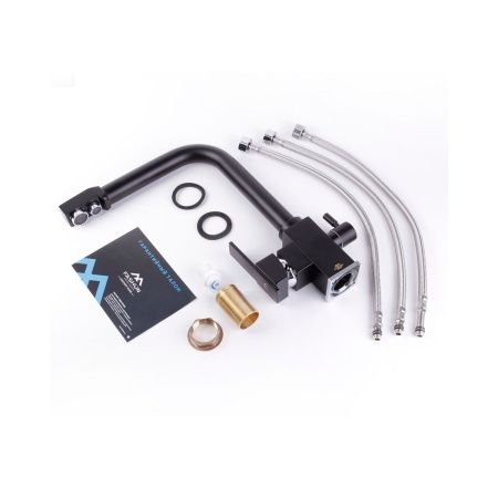 Смеситель для кухни Fashun A4355-7 с подключением к фильтру воды черный