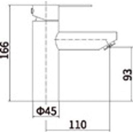 Смеситель для раковины Fashun A51101