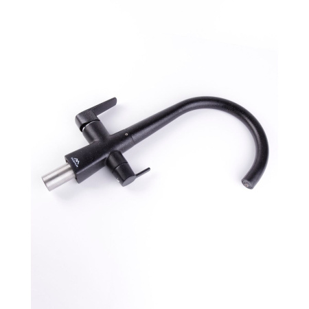 Смеситель для кухни Fashun A4353-7 с подключением к фильтру воды чёрный