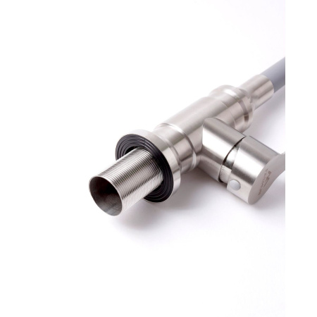 Смеситель для кухни Fashun A54401-12 c гибким изливом серый