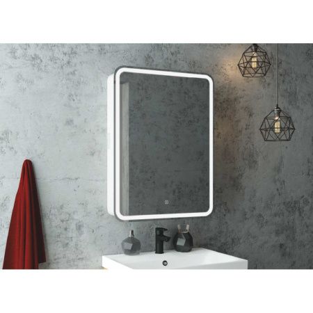 Зеркало-шкаф Elliott МВК016 550х800 LED подсветка сенсорный выключатель