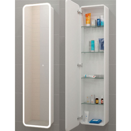 Зеркало-пенал Lorenzo LED ЗЛП967 400х1600 подсветка сенсорный выключатель