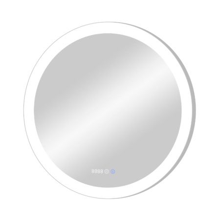 Зеркало для ванной Rinaldi ЗЛП768 D770 LED подсветка сенсорный выключатель и часами Зеркало для ванной Rinaldi ЗЛП768 D770 LED подсветка сенсорный выключатель и часами