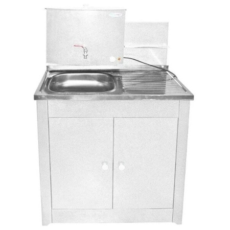 Умывальник дачный Акватекс Дуэт Белый 17 л с подогревом