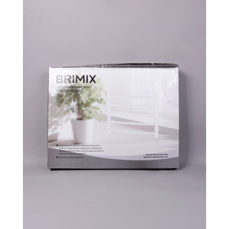 Полотенцесушитель BRIMIX BK109AW5S Черный матовый электрический ДУГА прямой на 5 перекладин из нерж. стали 415х540х80, t - 50*C