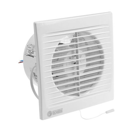 Вентилятор В125ВК Космовент (D125 мм, 94 м3/ч, с выключателем, антимоскитная сетка) 16 шт/кор.